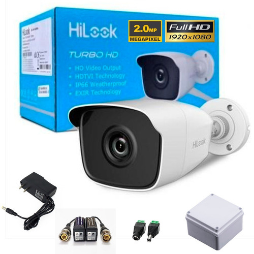 Cámara Hikvision Hilook 1080p Bala 4 En 1 + Accesorios 