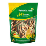 Ração Para Roedores Mix Sticks Biscoito 100g Reino Das Aves