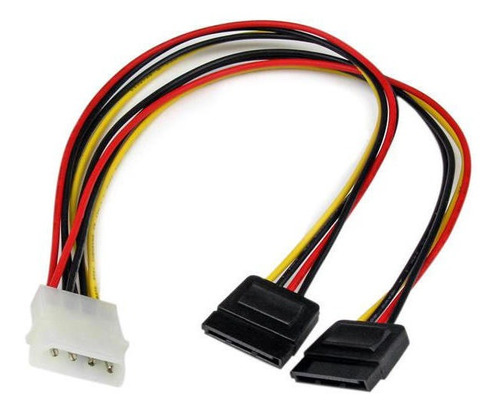 Cable Adaptador De Corriente Y De 12 Pulgadas Lp4 A 2xsata