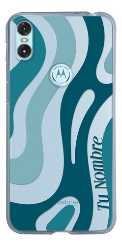 Funda Para Motorola Para Mujer Curvas Aqua Con Tu Nombre