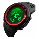 Reloj Deportivo Digital Skmei 1251 Resistente Al Agua Rojo