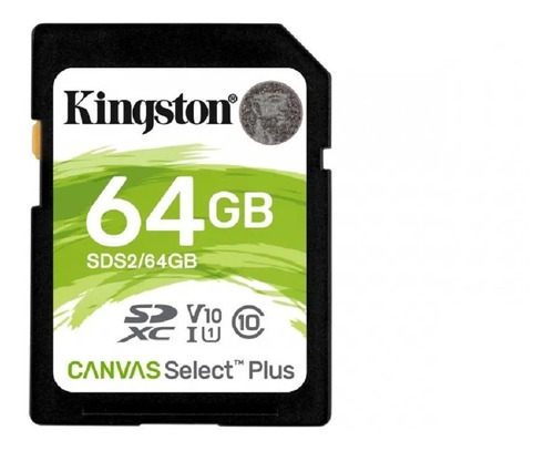 Memoria Kingston Sd 64gb Canvas Select Plus Sdhc Uhs-i U1