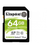 Memoria Kingston Sd 64gb Canvas Select Plus Sdhc Uhs-i U1
