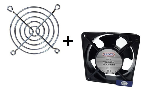 Ventilador Extractor Abanico+ Rejilla 6pul 115v 200ma Radox