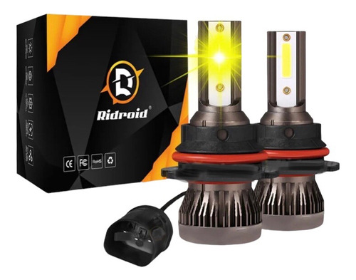 Set 2x Focos Alta Y Baja 3k Bulbos 12v Hb5 9007 Led 3000k