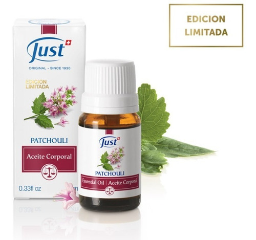 Aceite Esencial De Patchouli Just - Afrodisiaco 