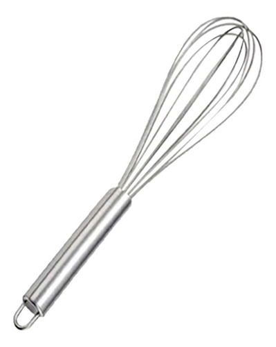 Batidor Manual Acero Inoxidable 25cm Reposteria Gastronomico