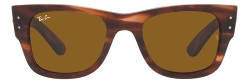 Óculos De Sol Mega Wayfarer Havana Ray-ban Rb0840s95433 Marrons