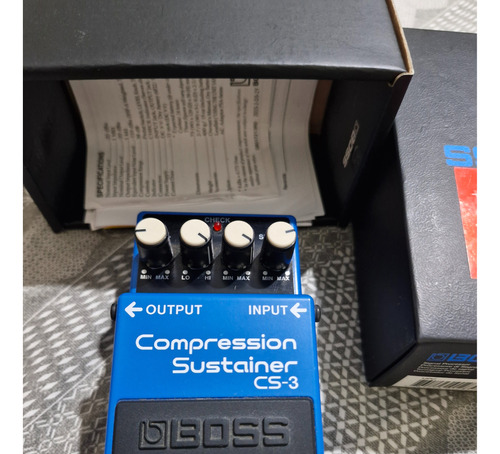 Pedal De Efeito Boss Compression Sustainer Cs-3