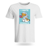 Camiseta Garfield Gato Personalizada Gato I Hate Mondays