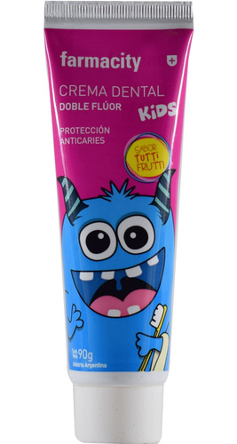 Crema Dental Farmacity Kids Tutti Frutti X 90 Gr