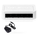 Mini Switch De Rede De 5 Portas Internet Splitter Desktop 10