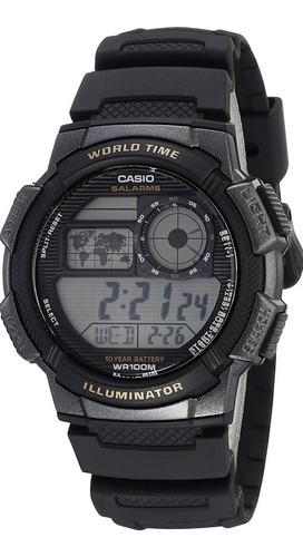  Reloj Casio Analógico Illuminator Para Hombres 48mm Wr100m