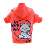 Roupa Pet Cachorro Frio Inverno Agasalho Moletom Capuz