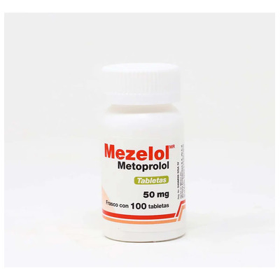 Mezelol Metoprolol Frasco Con 100 Tabletas 50 Mg Victory | MercadoLibre
