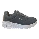 Tenis Skechers Niño Uno Lite Delodox 403694l Gris