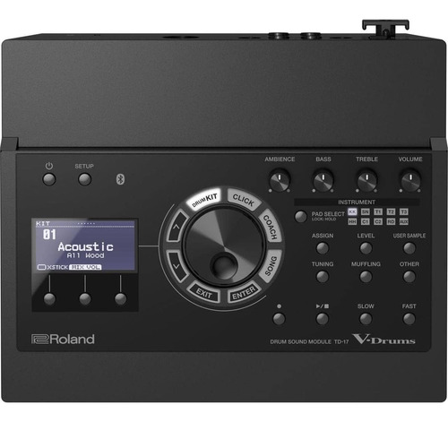 Módulo De Sonido De Batería Roland Td-17, Negro