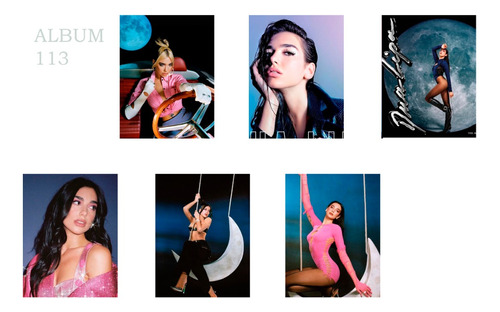 Cuadro Decorativo Dua Lipa Album 6 Piezas  Hogar