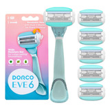 Maquinilla De Afeitar Dorco Eve6 Smooth Touch Para Mujer, In