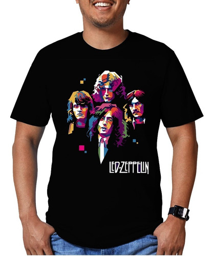 Playera Led Zeppelin Diseño 42 Rock Grupos Musicales Beloma