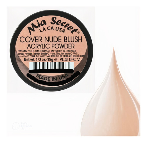 (15grs) Cover Nude Blush - Acrylic Powder - Mia Secret