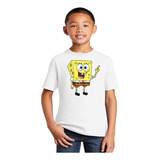 Camisa Do Bob Esponja Infantil Bob Esponja Calça Quadrada Hd