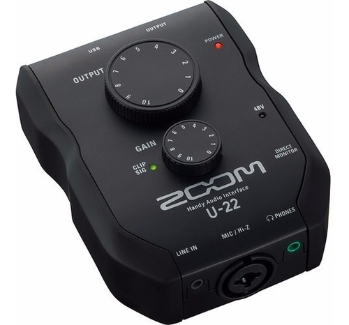 Interfaz De Audio Portatil Zoom U22 - 2 Canales - Envios !