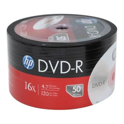 Dvd-r Virgen Marca Hp 50 Pzs | MercadoLibre