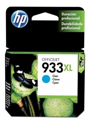 Cartucho De Tinta Hp #933xl Cyan Cn054al