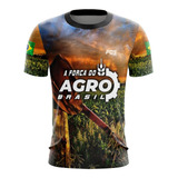 Camisa Camiseta Agricultura Agro Ref 01 - M C Proteção Uv50+