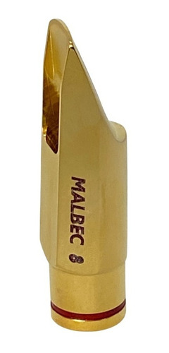 Boquilha Barkley Malbec 8 Para Sax Soprano Dourada