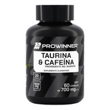 Taurina Y Cafeina 60 Capsulas Prowinner Sin Sabor
