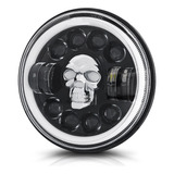 1 Pieza De Nuevos Faros Led De Calavera De 7 Pulgadas For X