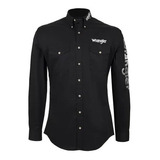 Camisa Vaquera Bordada Basica Wrangler Caballero