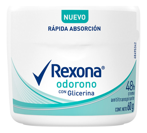 Antitranspirante En Crema Odorono 72h 60g Rexona