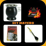 Set Matero!mate Acero Argentino + Bomb - Kg a $1178