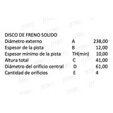 Disco Solido Del Twingo(93-14)1998-2002/r9  238-61-41 De Kmx