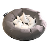 Puff Gigante Bola Nido 2m. Almohadas, Alfombra, Extra Suaves