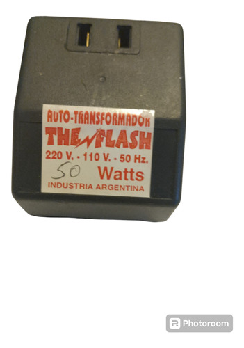 Auto-transformador Trafo 220 V- 110 V -50hz. 50. Watts