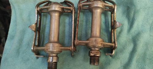 Pedales Campagnolo Super Record Aluminio Acero Italianos 70s