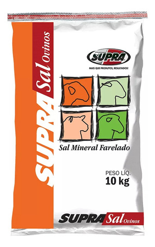 Sal Mineral Suplemento Suprasal Ovinos Carneiros Ovelha 10kg