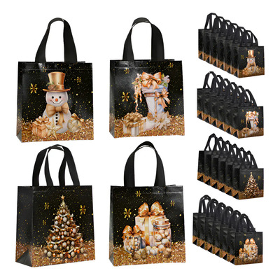 ~ Para 24 Bolsitas Navideñas Dulcero Navidad Bolsa `