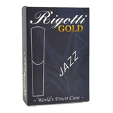 Caixa C/ 10 Palhetas Rigotti Gold Para Sax Tenor 3 Light