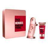 Set 212 Heroes For Her Edp 80 Ml + Body Lotion
