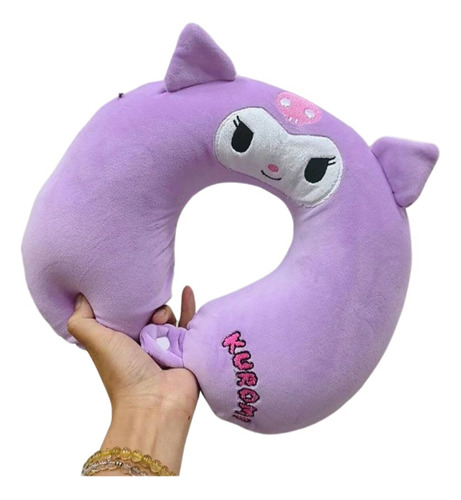 Cojín Cuello Cómodo, Almohada Viaje Hello Kitty Kuromi