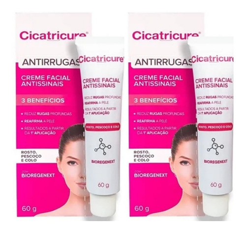 Promoção Cicatricure Creme Facial Antissinais 50g (2 Caixas)