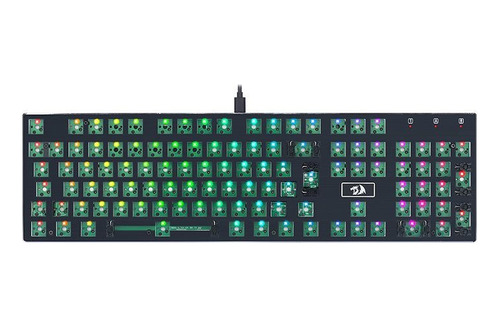 Teclado Redragon Devarajas Barebone Edition Rgb Rd-bbk556