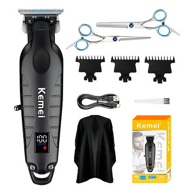 Kemei Km-2293pg Máquina Para Cortar Cabello Cortadora Kit Barberia | Envío gratis