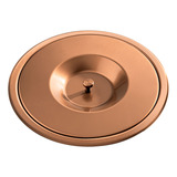 Lixeira Embutida De Cozinha Inox 5 Litros Rosé Gold Fosca