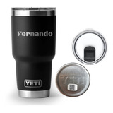 Termo Yeti 30 Oz Con Tapa Magnética Original Grabado Láser 